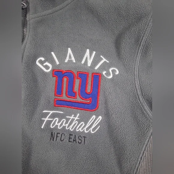 NFL Team Apparel Giants Fleece Sweater Size Small - Picture 5 of 12
